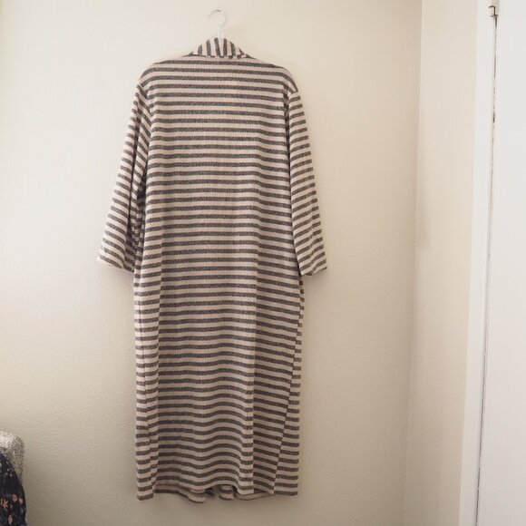 NWT Three Bird Nest The Nest Venyx Striped Duster Cardigan sz L - Picture 8 of 8